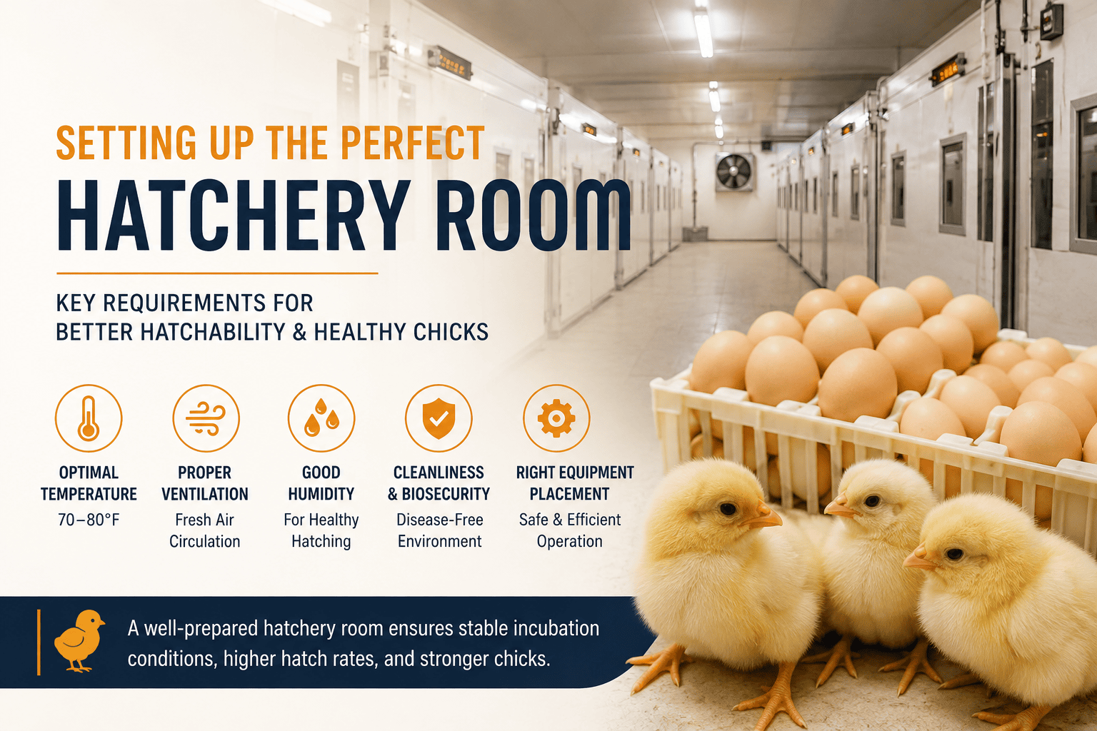 How to Design the Perfect Hatchery Room: Temperature, Ventilation and Hygiene Guide